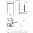 Przemiennik częstotliwości 1-fazowy 2,2 kW 230V AC Delta Electronics VFD11AMS21MNSAA